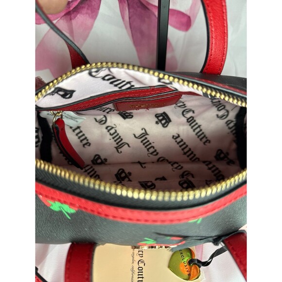 Viral Juicy Couture Sweet N Juicy Strawberry Mini Barrel Bag w/ bonus chain - Picture 5 of 7